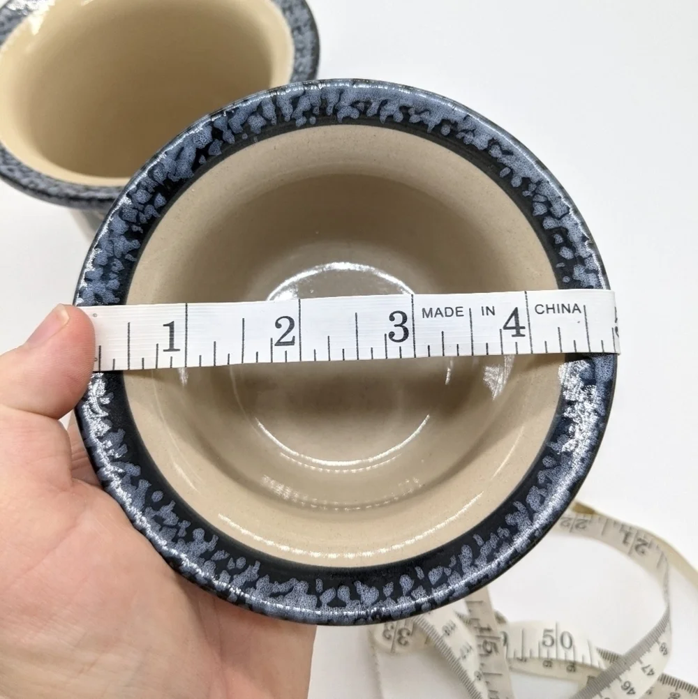 Snowman ceramic nesting jars